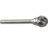 Борфреза твердосплавная сферическая D12 10С06 (12x10x6х65 мм; спиральная крупная насечка) CNIC 58183