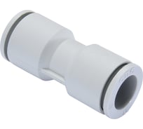 Фитинг цанговый прямой (6 мм; 20 бар; пластик) CDC Pneumatics MPUC 06-W