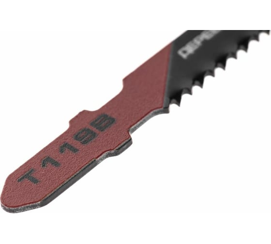 Пилка для мягкого дерева Flex JG WD-PL T119B (2 шт; 80 мм; шаг 2 мм; HCS) для лобзика Hammer 30567 204-107