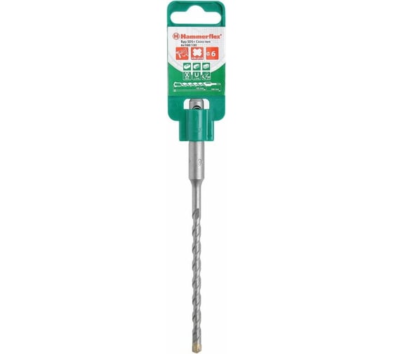 Бур Flex 201-311 (6x100х160 мм; SDS-plus; Cross-тип) Hammer 170588