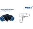 Фитинг пневматический NBPT PUL 10-08, 4 шт 804046 2
