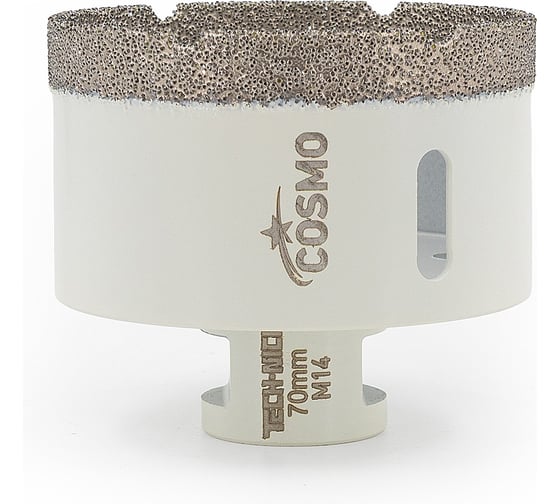 Сверло кольцевое TECH-NICK Cosmo+ (M14) 70/h-35мм | universal wet/dry / вакуумное спекание 179.600.5187 1
