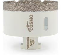 Сверло кольцевое TECH-NICK Cosmo+ (M14) 72/h-35мм | universal wet/dry / вакуумное спекание 179.600.5192