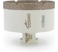 Сверло кольцевое TECH-NICK Cosmo+ (M14) 75/h-35мм | universal wet/dry / вакуумное спекание 179.600.5193