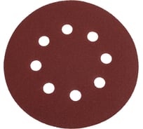 Лист шлифовальный (5 шт; 125 мм; 8 отверстий; Р180) REDVERG 920501 6624186