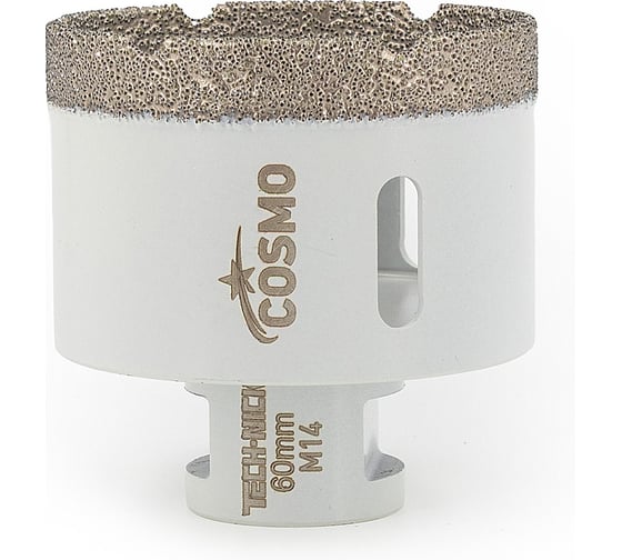 Сверло кольцевое TECH-NICK Cosmo+ (M14) 60/h-35мм | universal wet/dry / вакуумное спекание 179.600.5185 1
