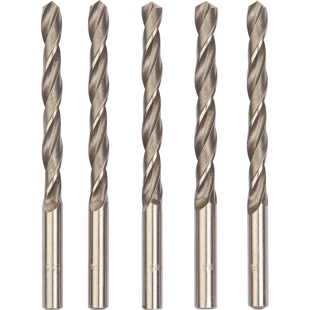 Сверло (5 шт; 9.5 мм; ц/х; Класс В; Р6М5/HSS) ТРЭЛ dn00291 - выгодная ...