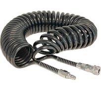 Шланг спиральный с быстроразъемным соединением (12х8 мм; 10 м) CDC Pneumatics UC 1280-10C BLACK