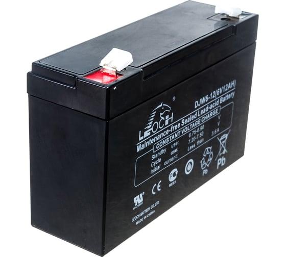 Аккумулятор для ИБП Leoch DJW6-12 6В, 12 Ач УТ-00000599