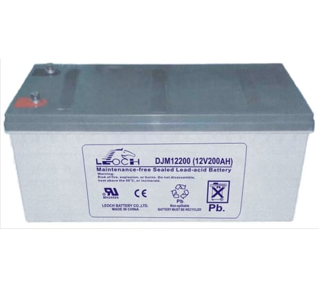 Аккумулятор для ИБП Leoch DJM12200 12В, 200 Ач УТ-00000584
