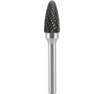 Борфреза твердосплавная тип F Diamond Industrial 12 х 25 мм S=6 мм параболическая DIDBFF1225