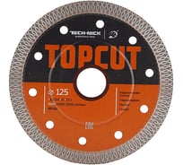 Диск турбо TECH-NICK TopCut 125x22.2 (1.2/0.8x10)мм | керамика/гранит/wet/dry 179.000.5263