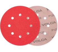 Диск ONYX VOLCA 125 мм, 8 отв., Р 120 (50 шт) 70125080120