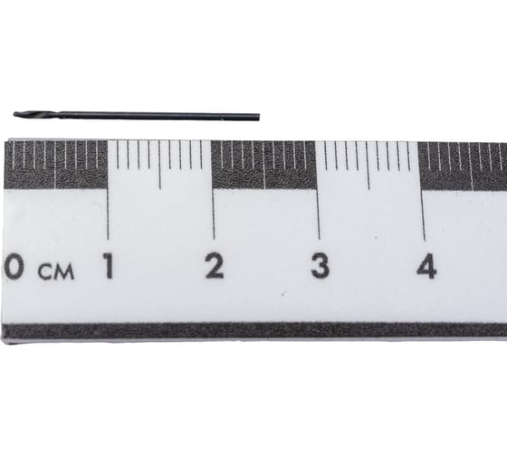 Сверло спиральное левое короткая серия (0.85x5х24 мм; Р6М5; ц/х; А1; ГОСТ 4010-77) ИНСТУЛС 00001284645