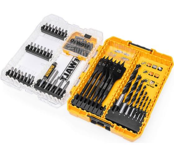 Набор сверл и бит по дереву TSTAK Medium 57 шт Dewalt DT70768-QZ