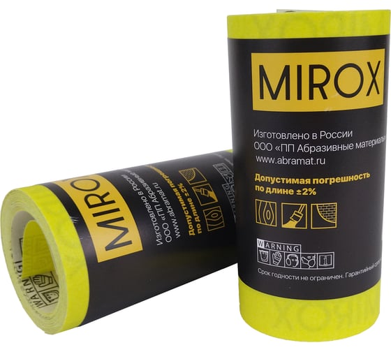 Рулон шлифовальный на бумажной основе MIROX SE 115мм x 5м Р240 (упак 2шт) АМ200135 1