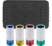 Набор головок ударных глубоких тонкостенных в защитном кожухе Patron 4 предмета 1/2 6pt P-4046(62165)