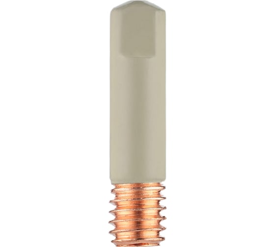 Наконечник сварочный с керамическим покрытием прямой ПТК E-CU М6 d1.0мм CRM6510-10 (10 шт) СК-00044253 1