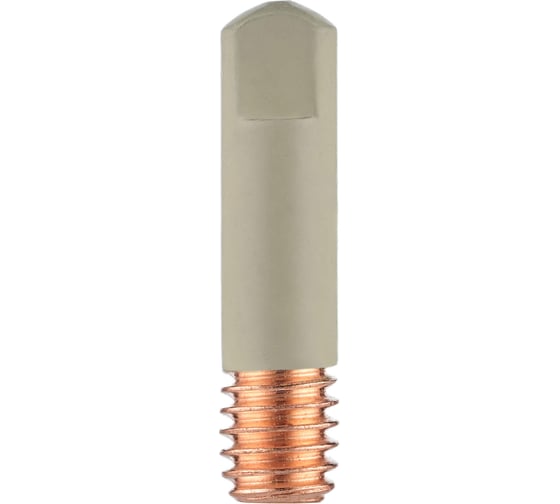 Наконечник сварочный с керамическим покрытием прямой ПТК E-CU М6 d0.6мм CRM6600-06 (10 шт) СК-00044251 1