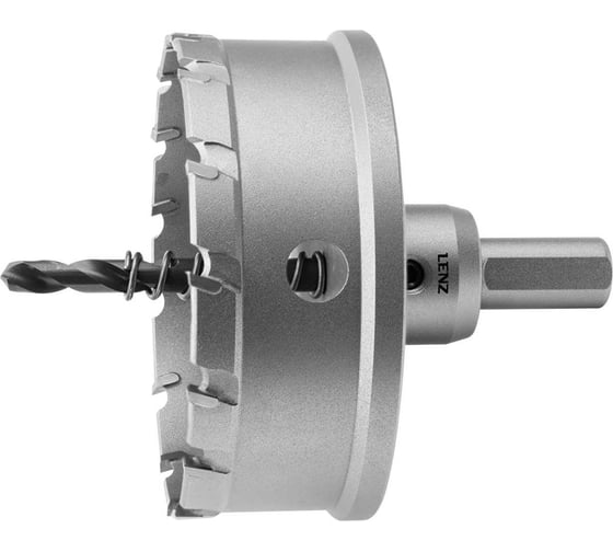 Коронка с твердосплавными напайками LENZ в сборе 87х25 мм LZCS-087 1