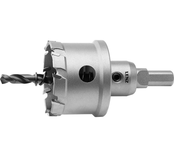 Коронка с твердосплавными напайками LENZ в сборе 44х25 мм LZCS-044 1