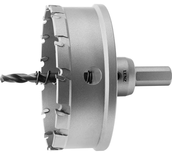 Коронка с твердосплавными напайками LENZ в сборе 88х25 мм LZCS-088 1