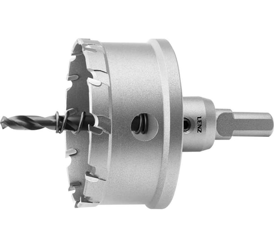 Коронка с твердосплавными напайками LENZ в сборе 66х25 мм LZCS-066 1