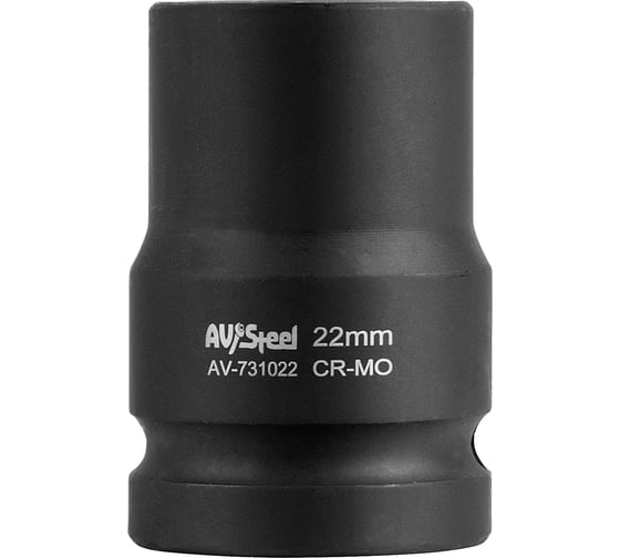 Головка ударная двенадцатигранная (22 мм; 3/4"DR) AV Steel AV-731022