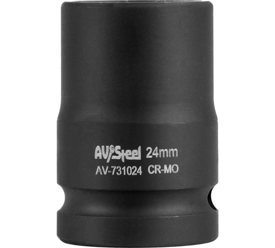 Головка ударная двенадцатигранная (24 мм; 3/4"DR) AV Steel AV-731024