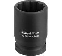 Головка ударная двенадцатигранная (32 мм; 3/4"DR) AV Steel AV-731032