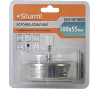Коронка алмазная (100х55 мм; 6-гранный хв-к) Sturm 1055-09-10055