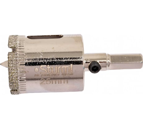 Коронка алмазная (25х55 мм; 6-гранный хв-к) Sturm 1055-09-2555