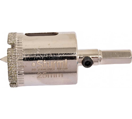 Коронка алмазная (25х55 мм; 6-гранный хв-к) Sturm 1055-09-2555