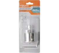 Коронка алмазная (38х55 мм; 6-гранный хв-к) Sturm 1055-09-3855