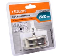 Коронка алмазная (75х55 мм; 6-гранный хв-к) Sturm 1055-09-7555