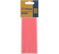 Клеевые стержни 7х100 мм, розовые, 6 шт ТУНДРА 6074040