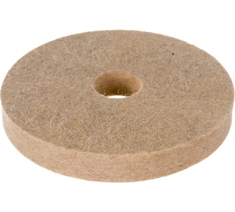 Круг полировальный Diamond Industrial 125 х 20 х 32 мм войлок натуральный DIDPOL1252032