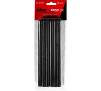 Клеевые стержни черные PRGC 200 (12 шт; 200 мм; 11.2 мм) FUBAG 41147