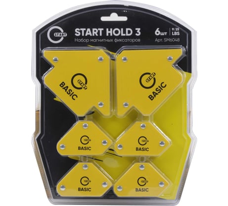 Набор магнитных фиксаторов Start HOLD 3 (6шт) 9 LBS/25 LBS SM6048