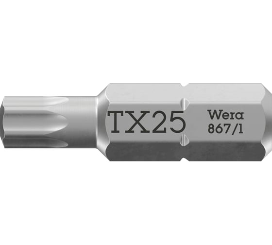 Бита WERA импактор 867/1 IMP DC TX25, 25мм WE-057625 1