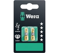 Набор бит WERA НАБОР БИТ (шт) 855/1 BDC SET SB 2 X PZ 2/25 MM WE-073339