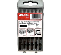 Набор полотен MPS для лобзика по дереву с хвостовиком U, 6 шт 3400-BOX-11