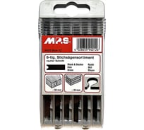 Набор полотен MPS для лобзика по дереву с хвостовиком U, 6 шт 3400-BOX-12