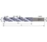 Сверло по металлу CHUAN HSSE(Р6М5К5,М35) 2.1х24х49 1001310043 3