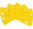Лист шлифовальный на бумажной основе Свое Ремесло Amber 93х 93мм 6отв. Р180 (4 упак по 5шт.) АМ200363 1