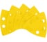 Лист шлифовальный на бумажной основе Свое Ремесло Amber 93х 93мм 6отв. Р80 (4 упак по 5шт.) АМ200365 1