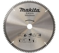 Пильный диск универсальный Makita для алюминия/дерева/пластика, 305x30x2.8/2x100T D-81979