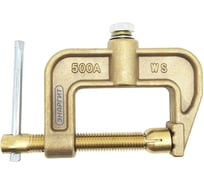 Клемма заземления энаргит струбцина 500А EC-17 (полностью из латуни) EC-17-500А