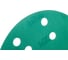 Шлифовальный круг Long Abrasive AF77 Green 150мм на липучке, Р500, 15отв D771505015-100 6