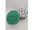 Шлифовальный круг Long Abrasive AF77 Green 150мм на липучке, Р120, 15отв D771501215-100 2